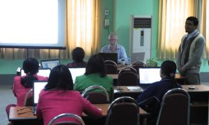Teaching in the University of Yangon Library