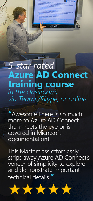 Get all your Azure AD Connect questions answered on our training course