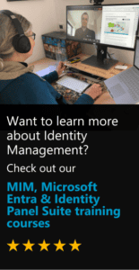 Training in MIM, Microsoft Entra, Identity Panel Suite