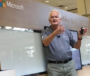 John Craddock in full flow at Microsoft Ignite