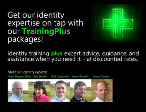 Training Plus Packages - identity training plus expert advice and guidance.